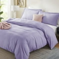 thumbnail image 2 of Virtu Luxury 3-Piece Duvet Bedding Set, Lavender, 2 of 10