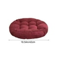 thumbnail image 3 of Chair Cushion Thickened Polyester Seat Pad 17 Inch for Kitchen Dining Chairs Patio Soft Comfort Red, 3 of 6