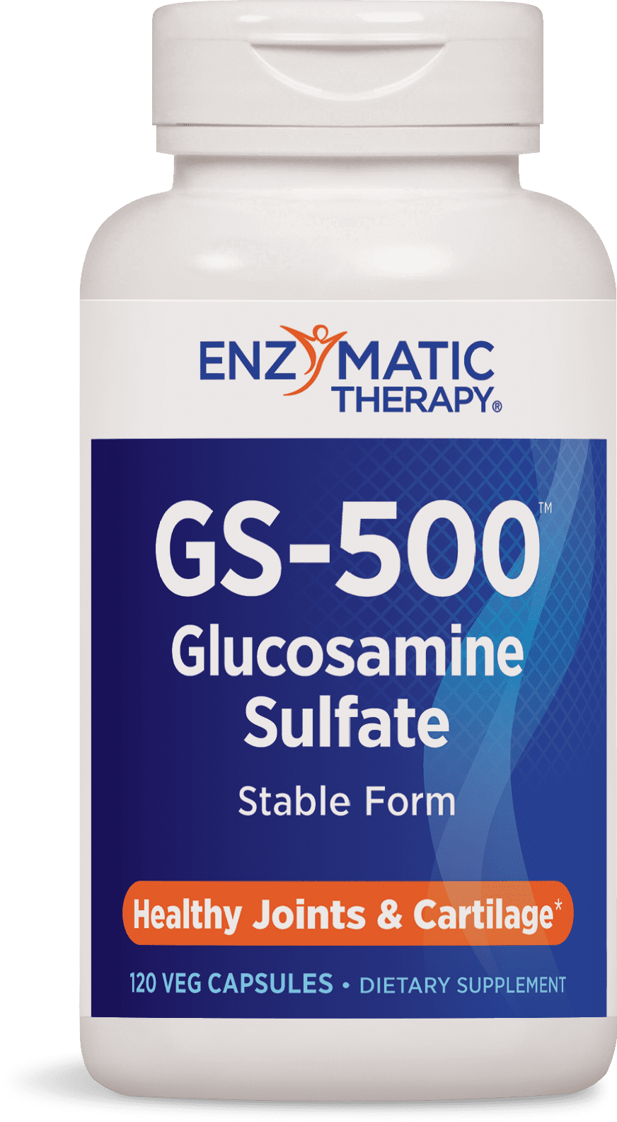 Enzymatic Therapy GS-500 Glucosamine Sulfate, 120 Vcaps
