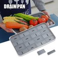 thumbnail image 2 of VALINK Draining Plate Household Rectangular Dish Plate Net Red Dinner Plate Tea Cup Tray Portable, 2 of 6
