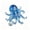 Blue, variant on Chanana Crystal Sequin Filled Octopus Squeeze Ball, Glitter Transparent Ocean Animal Stress Stress Ball, Soft Jelly Octopus Sensory Toy for Anxiety Relief & ASMR, Blue