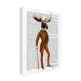 thumbnail image 2 of Trademark Fine Art 'Moose In Suit, Full Ill' Canvas Art by Fab Funky, 2 of 3