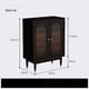 thumbnail image 1 of Decorated Locker Sideboard Showcase Black Space Saving Shelves Display Cabinet Modern Nordic Muebles De Cocina Bedroom Furniture My Lux Decor Round, 1 of 13