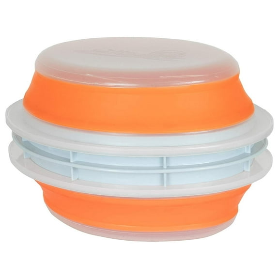 TiaGOC Collapsible Plastic Batter Bowl | Mess- Breading Shaker Container & Mixer | Ideal for Fish Fry, Fried Chicken, Onion Rings, & More