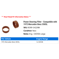 thumbnail image 2 of Power Steering Filter - Compatible with 1972 Mercedes-Benz 350SL, 2 of 2