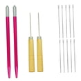 thumbnail image 1 of Herramienta para reenraizar el cabello de muñecas, herramienta de inserción de cabello de muñecas, suministros para hacer muñecas, peinado portátil 10x06mm Aguja, 1 of 8
