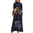 thumbnail image 2 of Vestido largo de viaje espacial Vestido vintage Vestido para embarazadas Vestidos de noche de verano para mujer 2024, 2 of 5