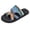 Blue, variant on Womens Beach Sandals Clip Toe Bohemia Print Slip on Canvas Flat Shoes Yoga Mat Slides Nonslip Platform Slippers Red Size 6.5