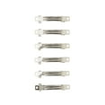 thumbnail image 2 of Offray Accessories, Silver Small Metal Rectangle Hair Clips great for DIY hair bows, 6 count, 1 Package, 2 of 5