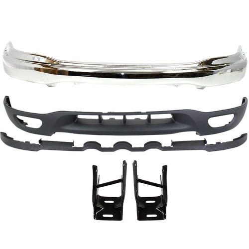 Front Bumper Kit For 1999-2003 Ford F-150 Fits 1999-2002 Expedition Chrome