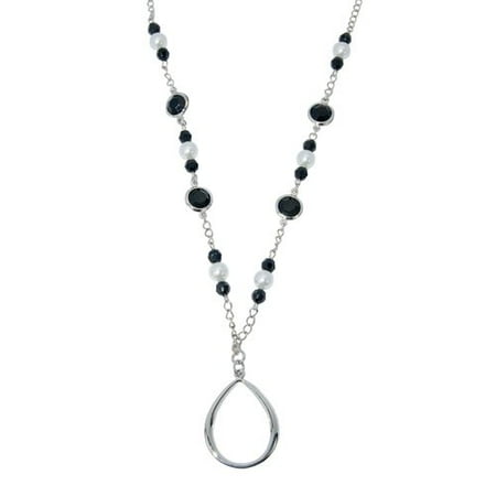 Lanyard- Black And Pearl