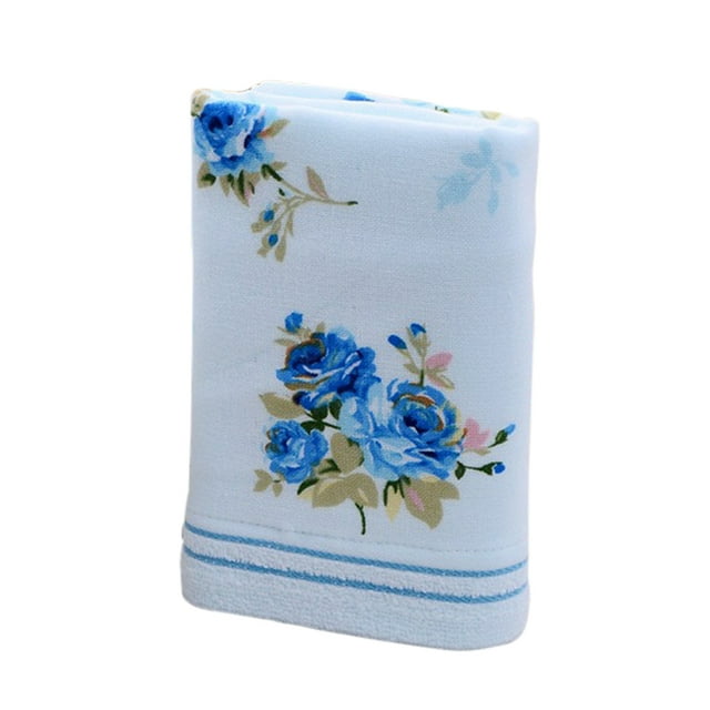Toalla de baño de algodón Impresión de flores Baño Hogar Hotel Toalla de cara de playa
