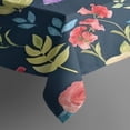 thumbnail image 3 of Pioneer Flower Floral Print Pattern Rectangle Tablecloth 60"x84",Waterproof Polyester Rectangle Table Cloth, Wipeable Spillproof Polyester Tablecloth for Dining, Camping, Indoor and Outdoor, 3 of 5