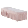 thumbnail image 4 of DOLITY Jupe de Table de Massage Confortable 190x70cm avec Trou - Rose_2 Rose_2, 4 of 9