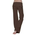 thumbnail image 1 of Clearance Womens Pants Petite Sports Solid Color Trousers Jogging Sweatpants Jogger Pants, 1 of 5