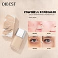 thumbnail image 6 of QIBEST Concealer Liquid Foundation Long Lasting Moisturizing Delicate Concealer Cream Cover Acne Dark Circles Face Makeup 4Color, 6 of 13