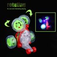 thumbnail image 4 of RC Stunt Car 360 grados Rolling Flash luz LED juguete de control remoto con cable USB (Rad), 4 of 8