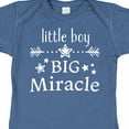 thumbnail image 4 of Inktastic Little Boy, Big Miracle Boys Baby Bodysuit, 4 of 5