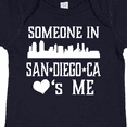 thumbnail image 4 of Inktastic San Diego Someone Loves Me Skyline Boys or Girls Baby Bodysuit, 4 of 5
