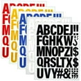 thumbnail image 4 of HONMEET Heat Transfer Decals Iron On Letters Blue Flocking 5Pcs 12.2x9.3x0.08in, 4 of 8