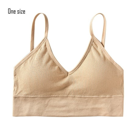 

Elenxs Women Breathable Sports Crop Top Yoga Exercise Fitness Breathable Moisture-wicking Chinlon Strap Bra