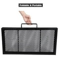 thumbnail image 4 of Square Cooking Grill Grates, Folding Outdoor Campfire BBQ Grill Rack with Handles, Portable Outside Camping Gear Cookware and Accessory, 36 Inch, 4 of 9