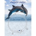 thumbnail image 4 of JKR Sea Dolphin Anklet for Women 925 Sterling Silver Dolphin Beach Anklet Ocean Summer Jewelry Gifts for Women, 4 of 6