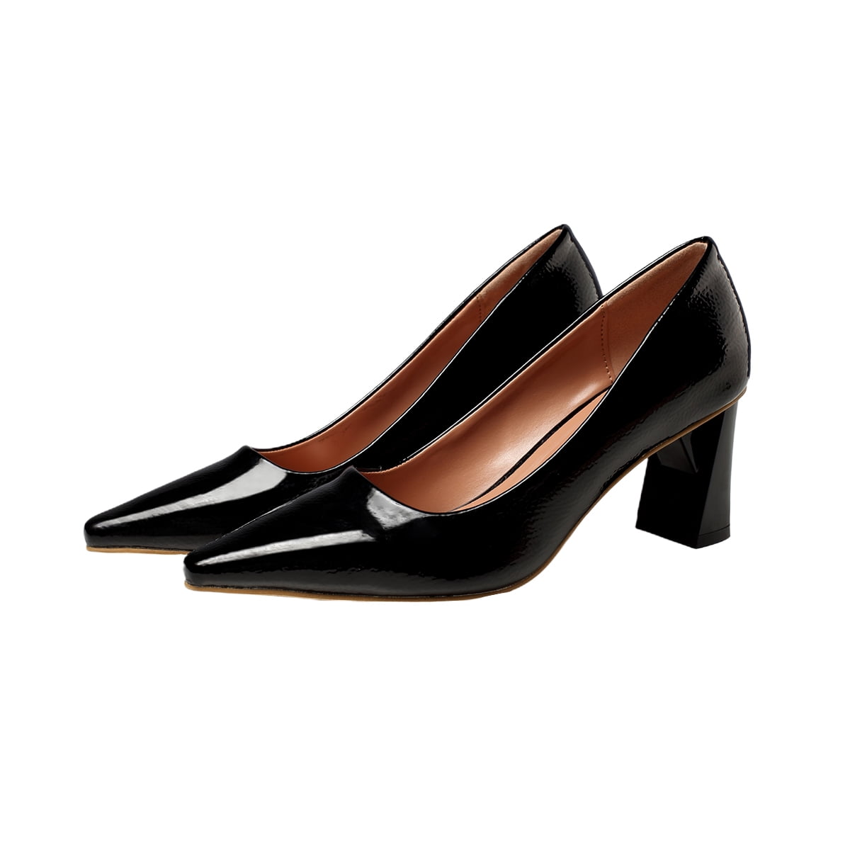 Black Pump Court Shoes