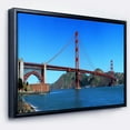 thumbnail image 3 of Design Art Golden Gate Bridge under Blue Sky Framed Canvas Art Print, 3 of 5