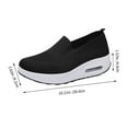 thumbnail image 2 of Jiandong Thick-Soled Shoes 1Pair Woman Sports Mesh Shoes Breathable Relaxation Slugged Bottom Sneakers(11.02X3.94X3.94Inch), 2 of 10