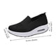thumbnail image 4 of 1 par de zapatillas deportivas de malla para mujer, transpirables y relajantes, con suela gruesa., 4 of 7