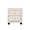 Cream, variant on Bedside Cabinet | Crystal - Tufted Drawers for Bedroom | Wood and Velvet Combination | Resolves Bedroom Storage Problems