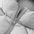 thumbnail image 6 of Xdegoge Girls Puffer Vest Zip Up Sleeveless Lightweight Warm Padded Hooded Jacket Fall Winter Drawstring Hem Fashion Outerwear with Pockets, 6 of 9