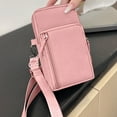 thumbnail image 6 of Beautynvta Small Crossbody Bag for Women, Mini Phone Purses, Cell Phone Purses Travel Pouch Shoulder Tote Bag Handbags, Pink, 6 of 6