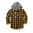 thumbnail image 5 of Men's Hoodies Casual Pullover Hooded Sweatshirt Plaid with Pocket Hoodie Sweatshirt Long Sleeved Hooded Top Fall Outfits 2026, 5 of 8