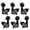 E, variant on 6Pcs 3R3L Guitar Tuners, 1:14 Ratio Tuners Acoustic Guitar Tuning Pegs Electric Guitar Tuning Keys Guitar Machine Heads