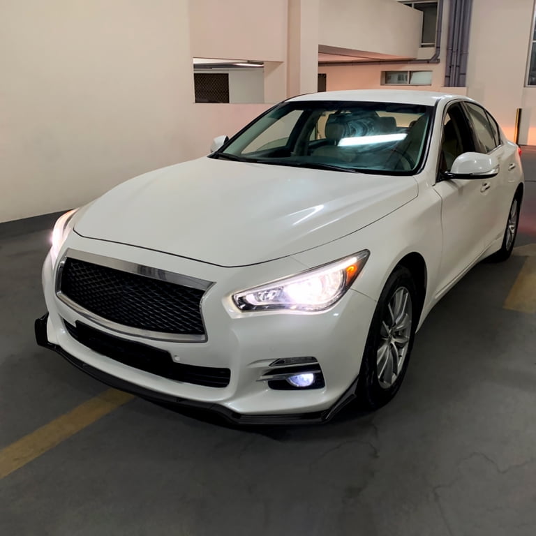 Body Kits For INFINITI Q50 3-Piece Carbon Fiber Style Front Bumper Lip Spoiler For 2014-2017 Infiniti Q50 Sport Infiniti Q50 Front Lip Spoiler Body Kits For INFINITI Q50 3-Piece Carbon Fiber Style Front Bumper Lip Spoiler For 2014-2017 Infiniti Q50 Sport Infiniti Q50 Front Lip Spoiler