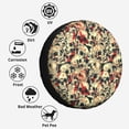 thumbnail image 6 of Kdxio Skulls1 for Tire Cover Wheel Protectors Tyre Covers Weatherproof Wheel Covers Universal Fit for Trailer Rv SUV Truck Camper Travel Trailers 16 inch, 6 of 8