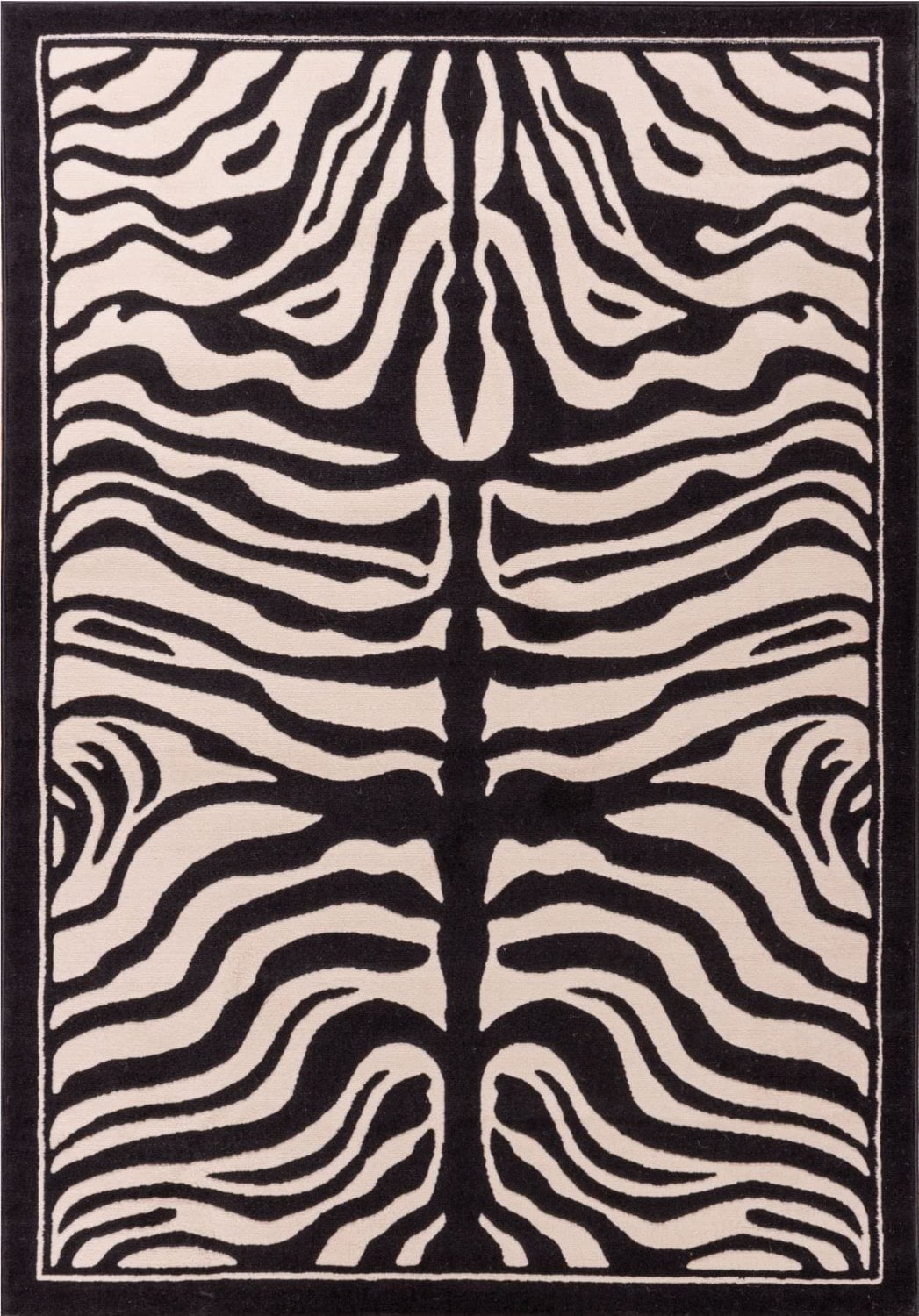 Large 8x11 White and Black Zebra Rug Zebra Rugs for Living ...