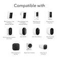 thumbnail image 4 of Wasserstein Adjustable Indoor and Outdoor Security Metal Wall Mount for Arlo Pro, Pro 2, Pro 3, Pro 4, Pro 5s, Ultra, Ultra 2 Cameras (2 Pack, White), 4 of 7