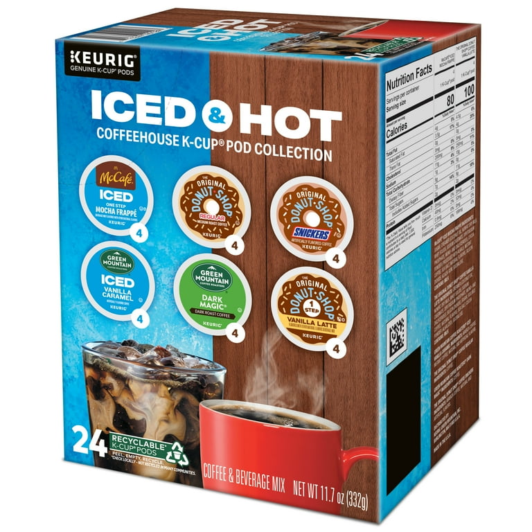 Keurig 11箱セット Keurig Iced & Hot Variety Pack, 24 Count - Walmart.com