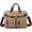 Khaki, variant on CoCopeanut Canvas Laptop Bag for Men Vintage Convertible Messenger Bag Fits 15.6 Inch Laptop