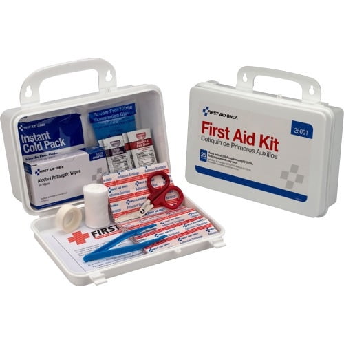 PhysiciansCare 25 Person First Aid Kit 113 x Piece(s) For 25 x Individual(s) Height - Plastic Case - 1 / Each