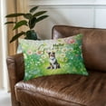 thumbnail image 3 of Australian Shepherd Hello Spring Time Flower Floral Nature Quilt Pillowcase Aussie Dog Lover Gifts Throw Pillow Cover Bed Home Decor - 02031, 3 of 5