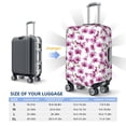 thumbnail image 5 of Fotbe Orchids Flowers Luggage Cover Protector,Suitcase Protector,Scratch and Dirt Resistant,Fits 18-32 Inch Luggage-Large, 5 of 8