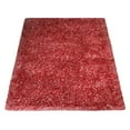 thumbnail image 5 of Rugsotic Carpets Hand Tufted Shag Polyester Eco-Friendly Area Rugs - 6'x9', Rectangle, Red White, Plain Solid Design, High Pile Handmade Anti Skid Rugs for Living Room, Bed Room K00111, 5 of 8