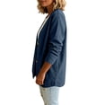 thumbnail image 6 of Womens Classic Button Front Breathable Stretch Denim Jacket Relaxed Fit Lightweight Casual Long Sleeve Cardigan Coat, S, 6 of 6