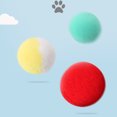 thumbnail image 4 of Windfall 10Pcs Cute Funny Cat Toys Stretch Plush Ball 1.8in Cat Toy Ball Creative Colorful Interactive Cat Pom Pom Cat Chew Toy Dropshipping, 4 of 7