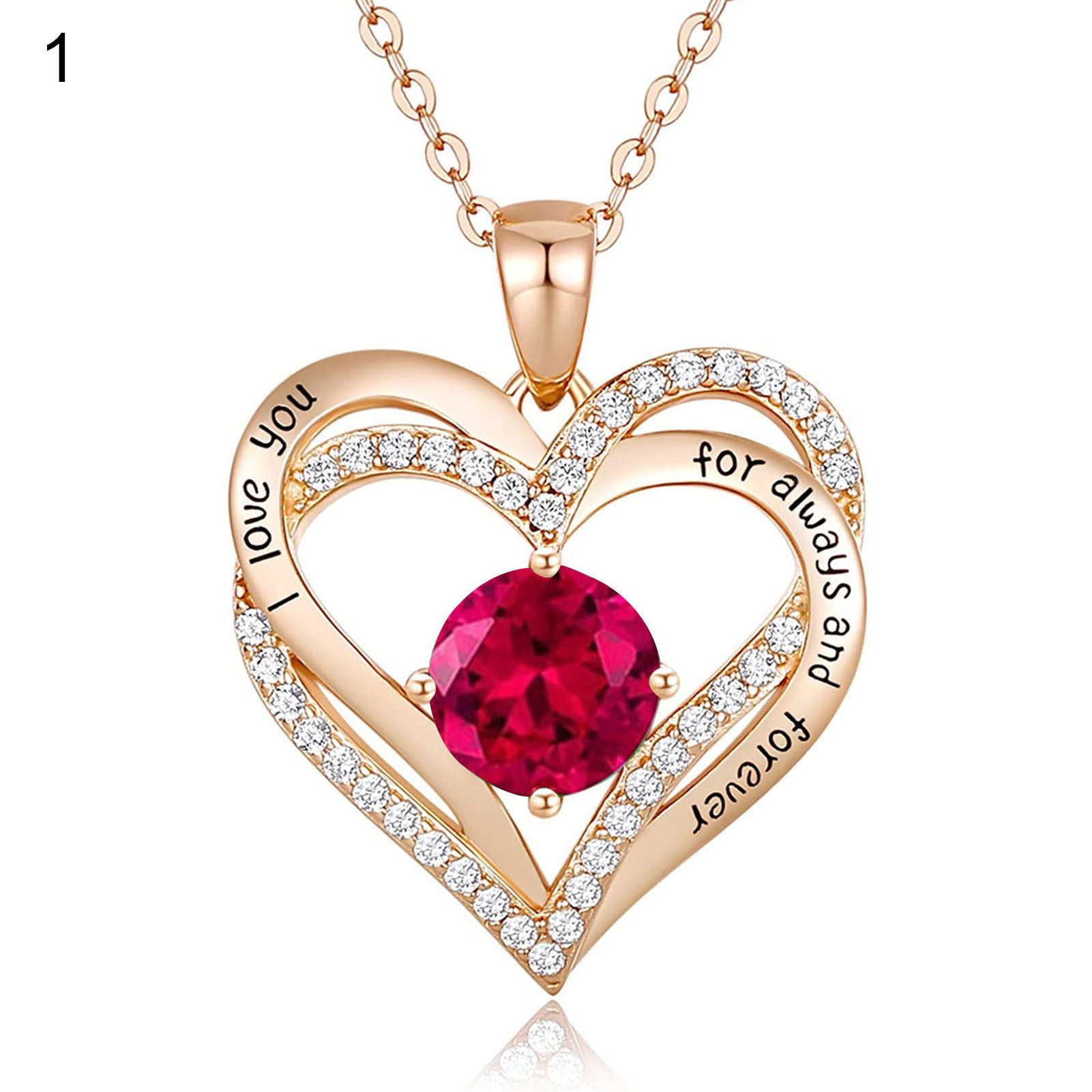 £0.99 925 Sterling Silver Heart Love Necklace Christmas Birthday Party Present 