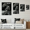 thumbnail image 4 of Designart Spaceman On The Moon IV Canvas Wall Art, 4 of 5